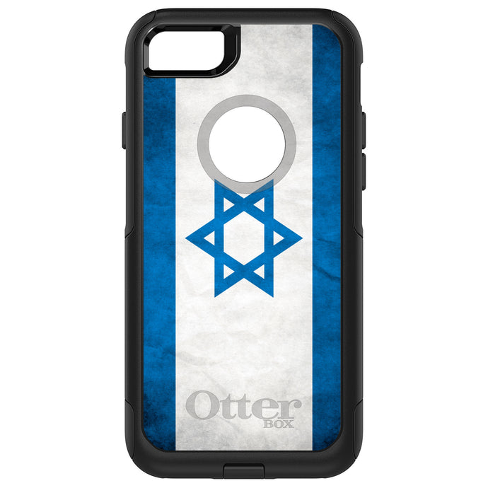 DistinctInk OtterBox Commuter Series Case for Apple iPhone or Samsung Galaxy - Israel Israeli Old Flag