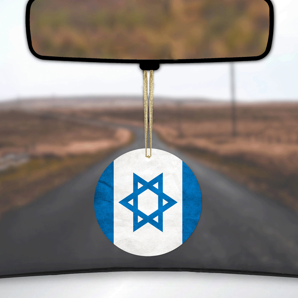 Israel Israeli Old Flag Ceramic Ornament, view 3