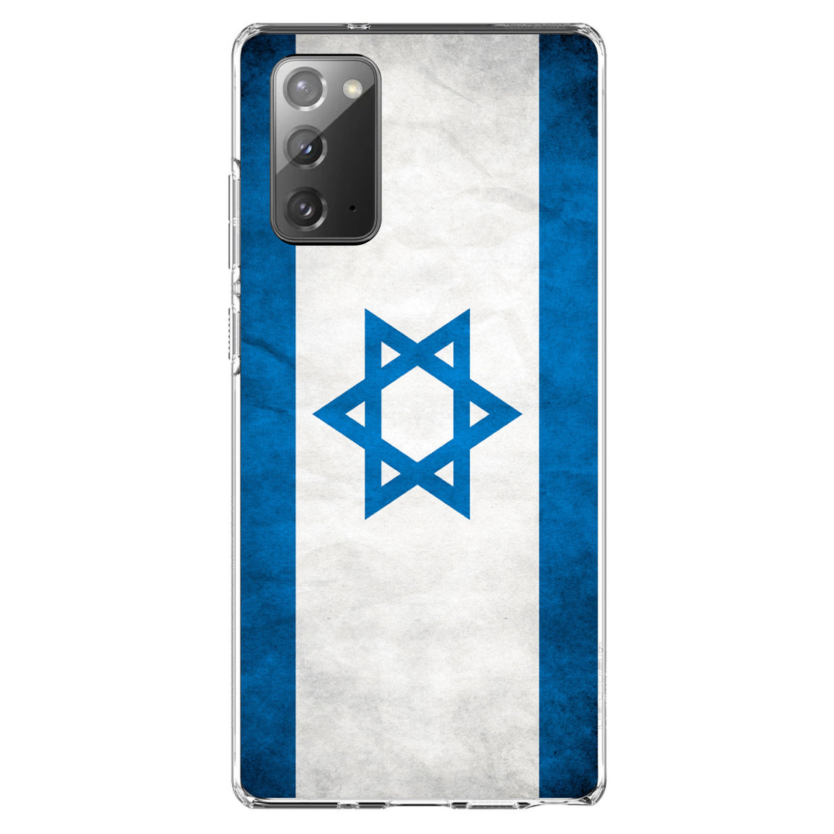 Israel Israeli Old Flag Clear Shockproof iPhone Case, view 7