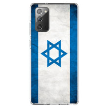 DistinctInk® Clear Shockproof Hybrid Case for Apple iPhone / Samsung Galaxy / Google Pixel - Israel Israeli Old Flag