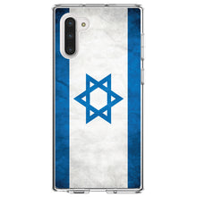 DistinctInk® Clear Shockproof Hybrid Case for Apple iPhone / Samsung Galaxy / Google Pixel - Israel Israeli Old Flag
