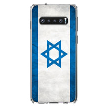 DistinctInk® Clear Shockproof Hybrid Case for Apple iPhone / Samsung Galaxy / Google Pixel - Israel Israeli Old Flag