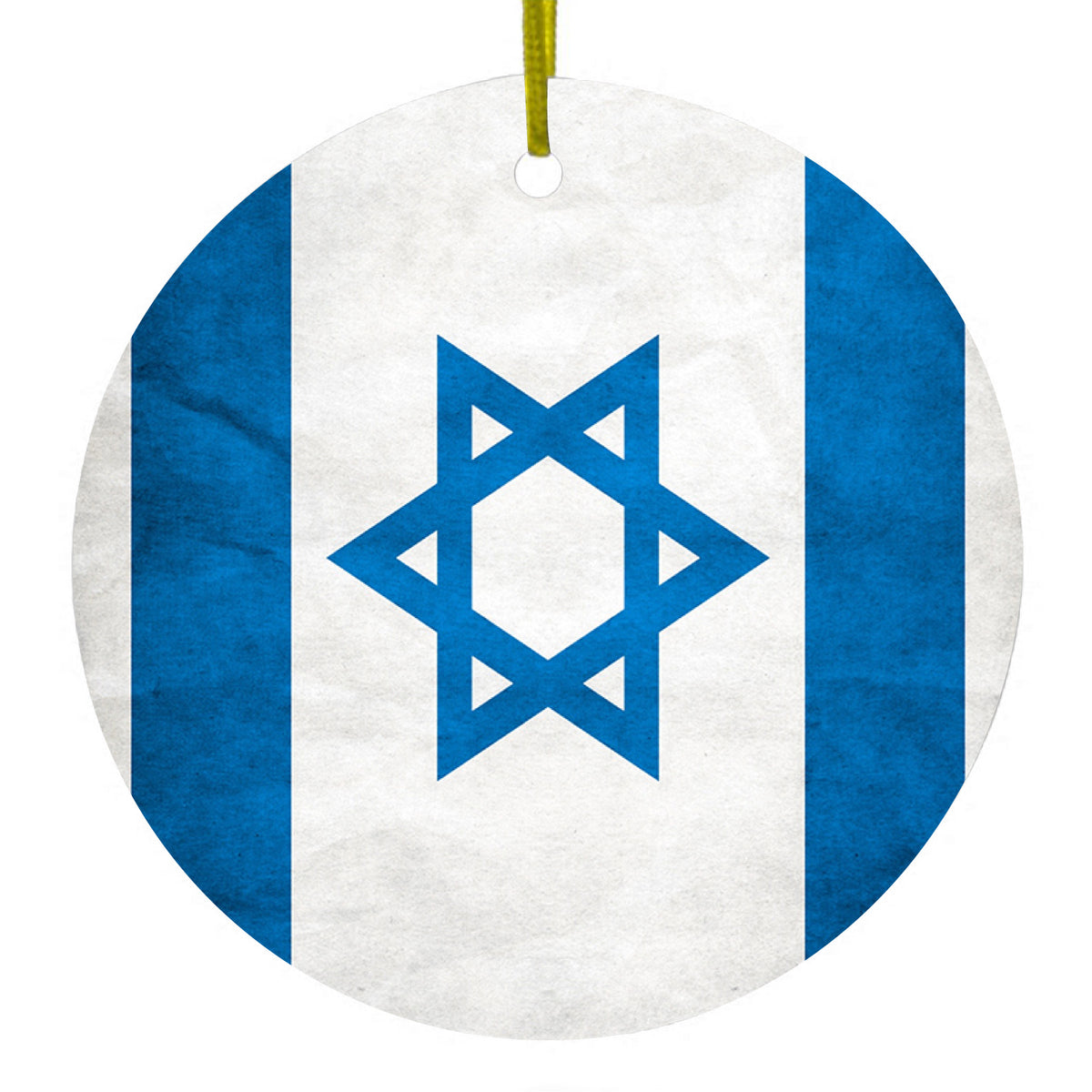 Israel Israeli Old Flag Ceramic Ornament