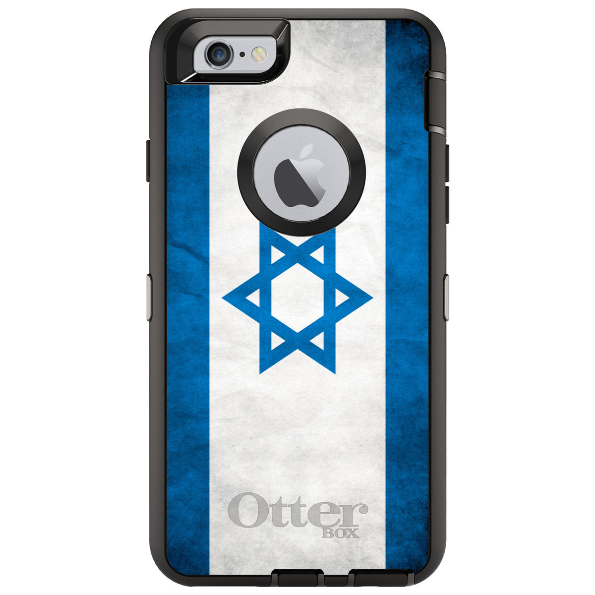 Israel Israeli Old Flag OtterBox Defender Case for iPhone & Galaxy, view 4
