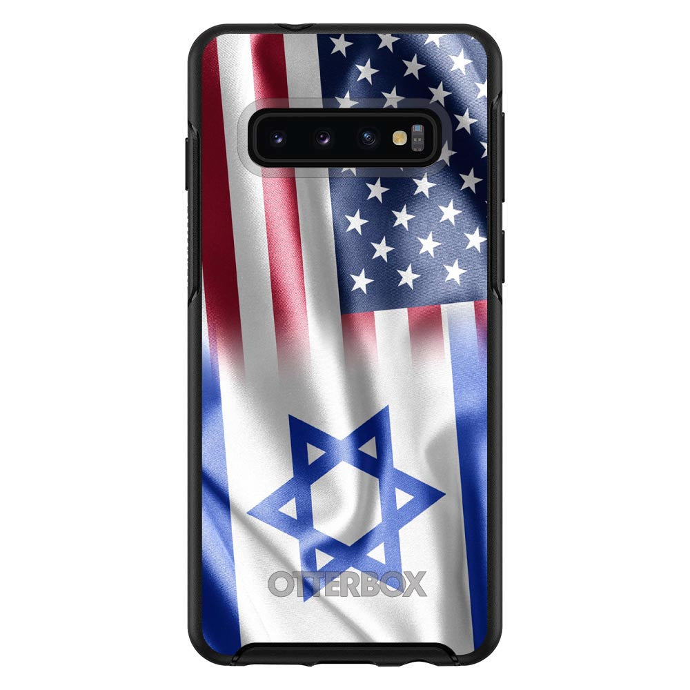 US Israel Flag Waving OtterBox Symmetry Case for iPhone & Galaxy, view 6