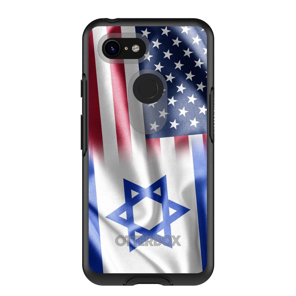 US Israel Flag Waving OtterBox Symmetry Case for iPhone & Galaxy, view 15