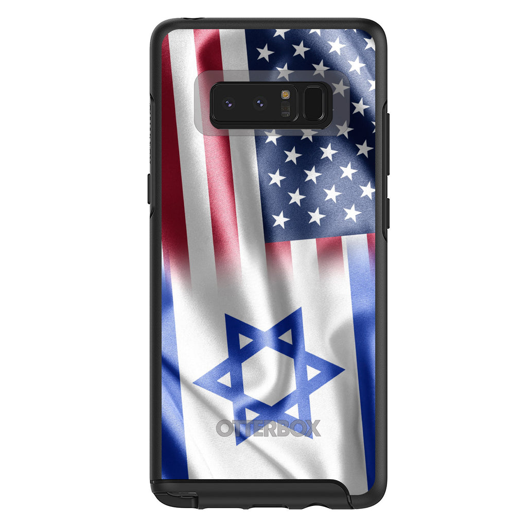 US Israel Flag Waving OtterBox Symmetry Case for iPhone & Galaxy, view 14