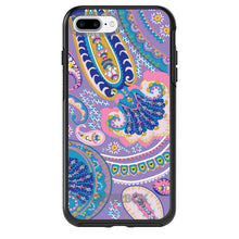 DistinctInk™ OtterBox Symmetry Series Case for Apple iPhone / Samsung Galaxy / Google Pixel - Purple Pink Blue Paisley