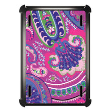 DistinctInk™ OtterBox Defender Series Case for Apple iPad / iPad Pro / iPad Air / iPad Mini - Pink Purple Green Paisley