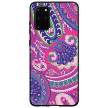 DistinctInk® Hard Plastic Snap-On Case for Apple iPhone or Samsung Galaxy - Pink Purple Green Paisley