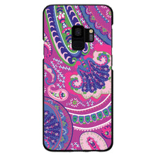 DistinctInk® Hard Plastic Snap-On Case for Apple iPhone or Samsung Galaxy - Pink Purple Green Paisley