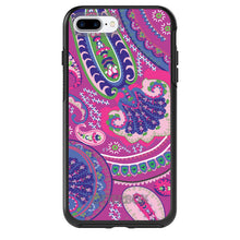 DistinctInk™ OtterBox Symmetry Series Case for Apple iPhone / Samsung Galaxy / Google Pixel - Pink Purple Green Paisley