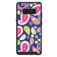 DistinctInk™ OtterBox Symmetry Series Case for Apple iPhone / Samsung Galaxy / Google Pixel - Pink Green Navy Paisley