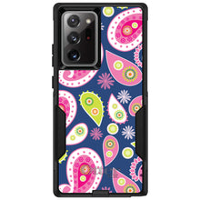 DistinctInk™ OtterBox Commuter Series Case for Apple iPhone or Samsung Galaxy - Pink Green Navy Paisley