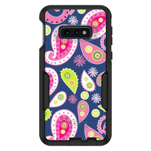 DistinctInk™ OtterBox Commuter Series Case for Apple iPhone or Samsung Galaxy - Pink Green Navy Paisley