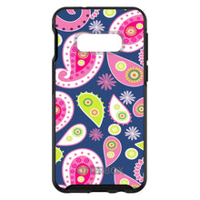DistinctInk™ OtterBox Symmetry Series Case for Apple iPhone / Samsung Galaxy / Google Pixel - Pink Green Navy Paisley