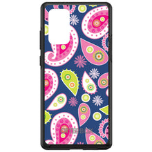 DistinctInk™ OtterBox Symmetry Series Case for Apple iPhone / Samsung Galaxy / Google Pixel - Pink Green Navy Paisley