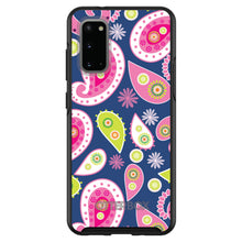 DistinctInk™ OtterBox Symmetry Series Case for Apple iPhone / Samsung Galaxy / Google Pixel - Pink Green Navy Paisley
