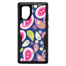 DistinctInk™ OtterBox Commuter Series Case for Apple iPhone or Samsung Galaxy - Pink Green Navy Paisley