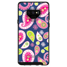 DistinctInk™ OtterBox Symmetry Series Case for Apple iPhone / Samsung Galaxy / Google Pixel - Pink Green Navy Paisley