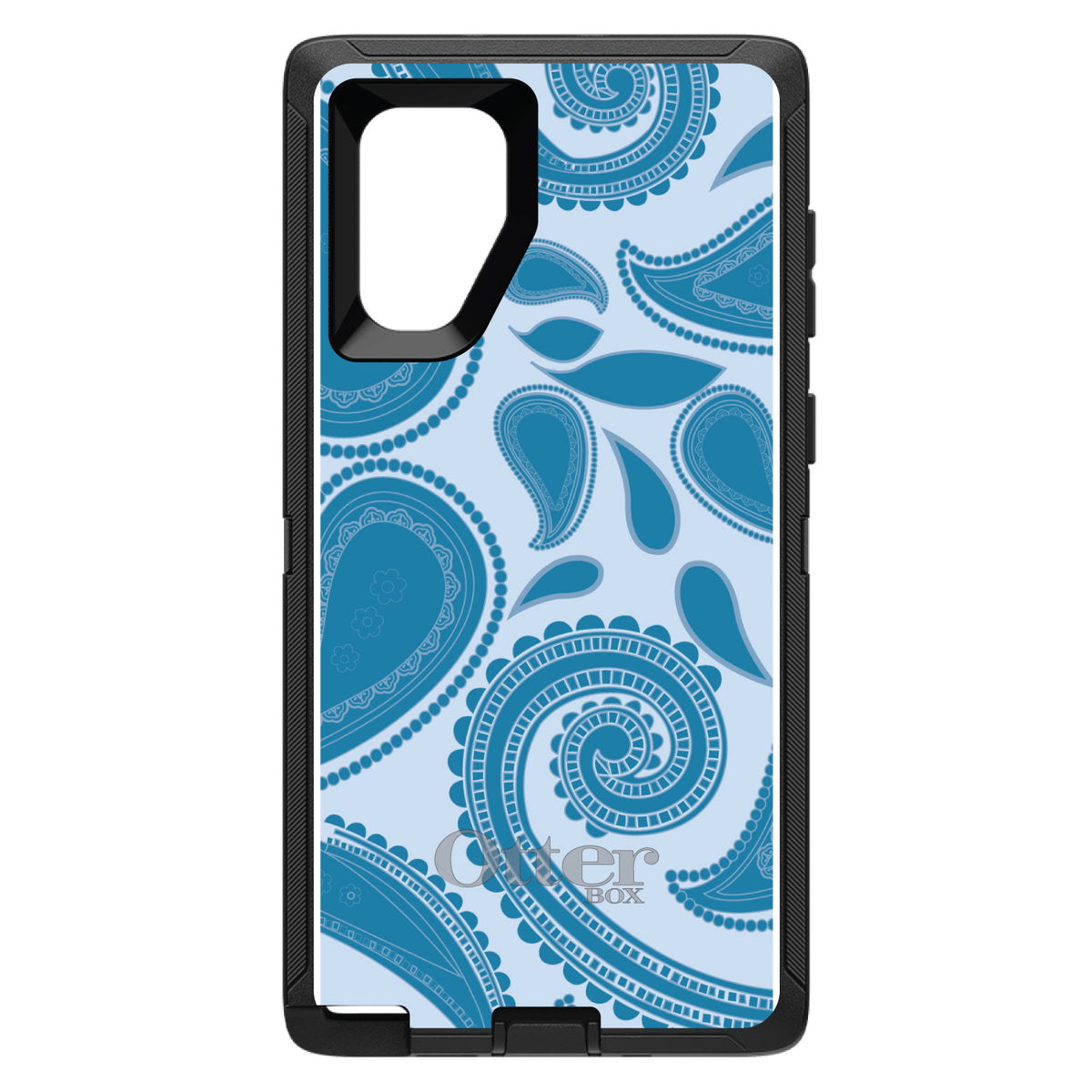 Big Blue Paisley OtterBox Defender Case for iPhone & Galaxy, view 14