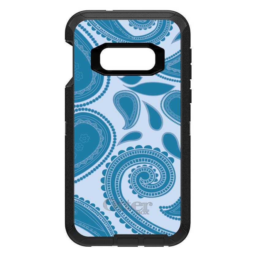 Big Blue Paisley OtterBox Defender Case for iPhone & Galaxy, view 10