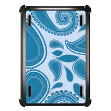 DistinctInk™ OtterBox Defender Series Case for Apple iPad / iPad Pro / iPad Air / iPad Mini - Big Blue Paisley