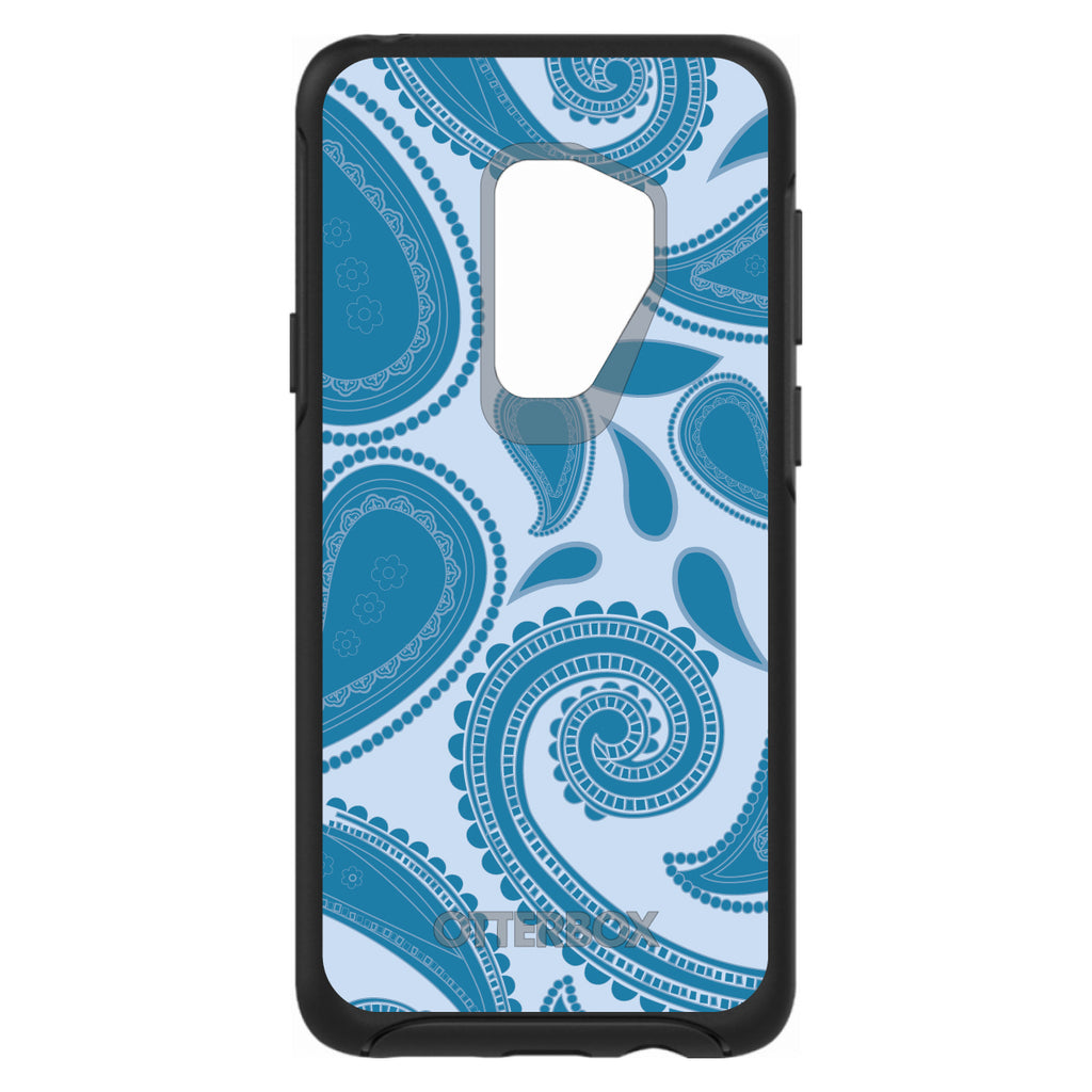 Big Blue Paisley OtterBox Symmetry Case for iPhone & Galaxy, view 9