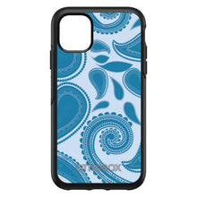 DistinctInk™ OtterBox Symmetry Series Case for Apple iPhone / Samsung Galaxy / Google Pixel - Big Blue Paisley