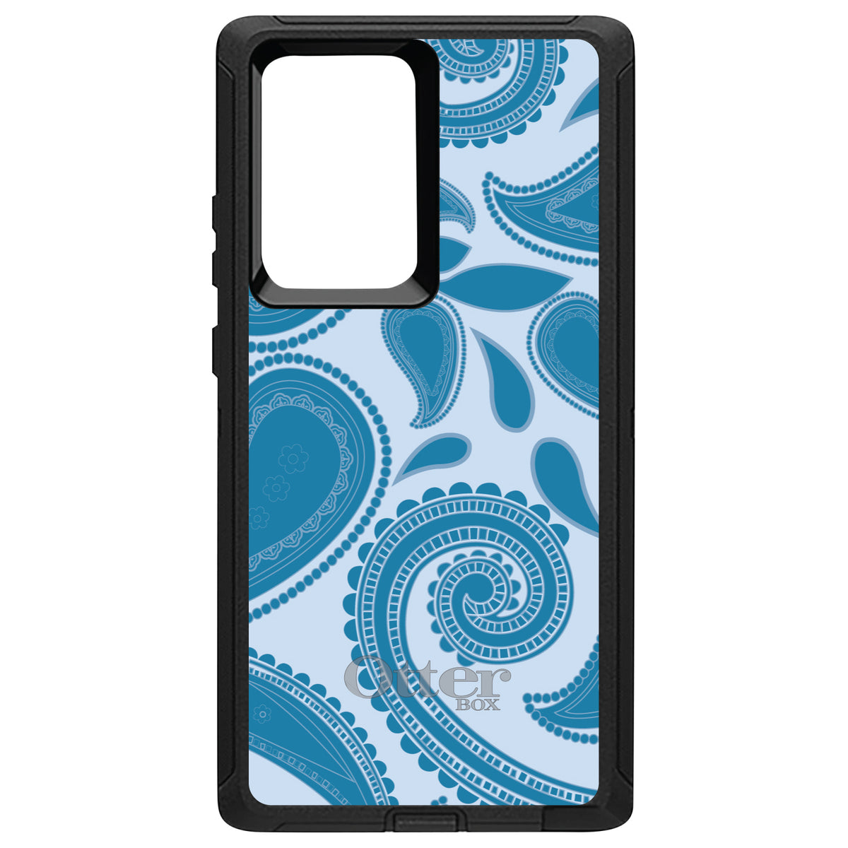 Big Blue Paisley OtterBox Defender Case for iPhone & Galaxy, view 13