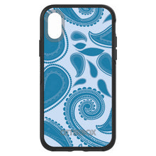 DistinctInk™ OtterBox Symmetry Series Case for Apple iPhone / Samsung Galaxy / Google Pixel - Big Blue Paisley