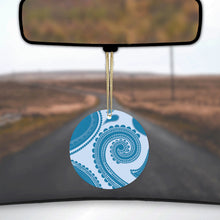 Big Blue Paisley Ceramic Ornament