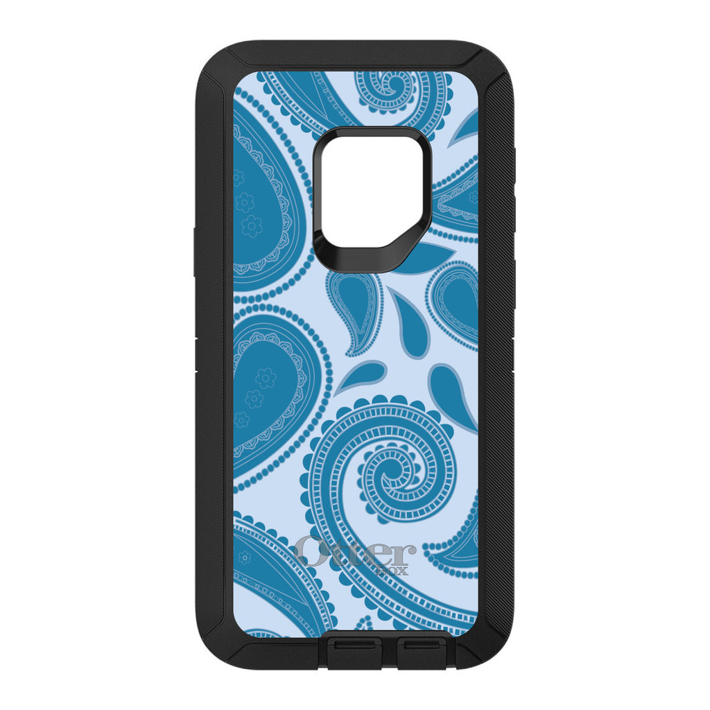 Big Blue Paisley OtterBox Defender Case for iPhone & Galaxy, view 11