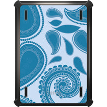 DistinctInk™ OtterBox Defender Series Case for Apple iPad / iPad Pro / iPad Air / iPad Mini - Big Blue Paisley