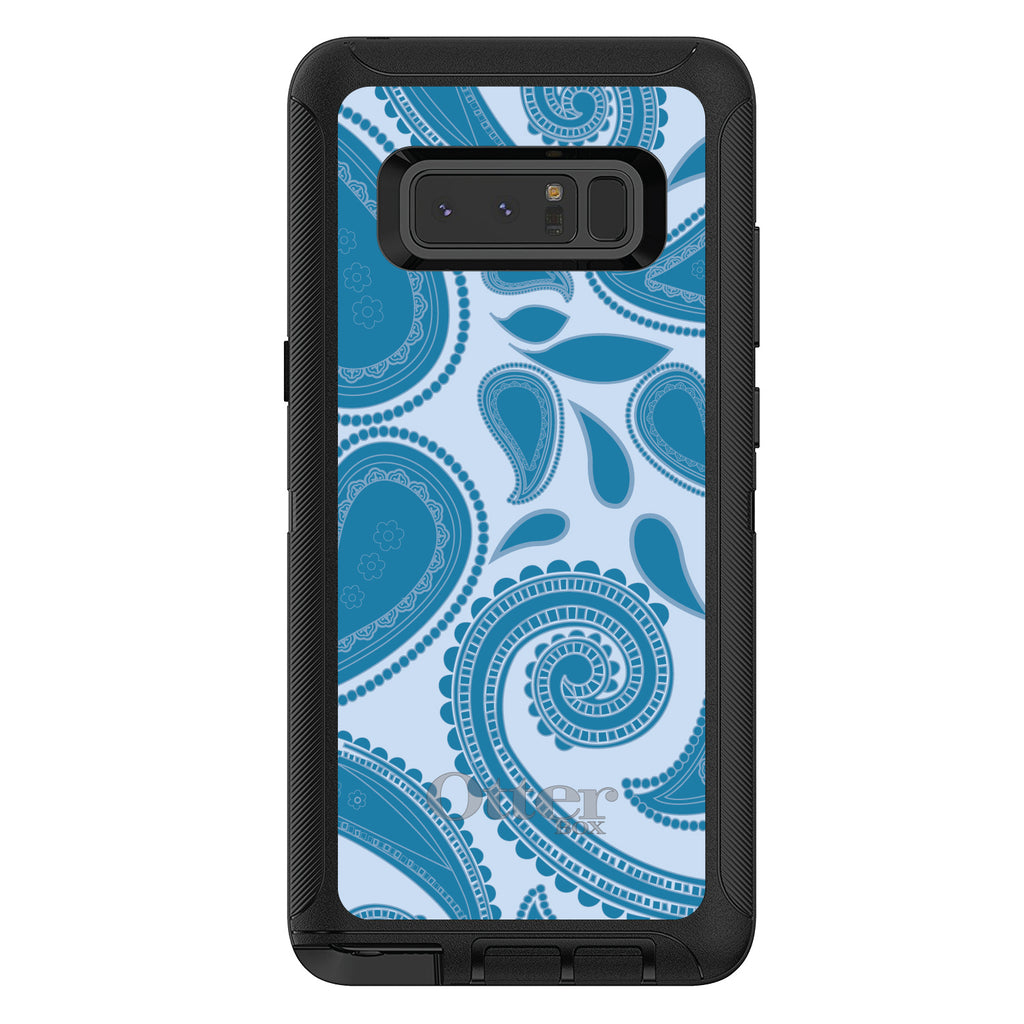 Big Blue Paisley OtterBox Defender Case for iPhone & Galaxy, view 17