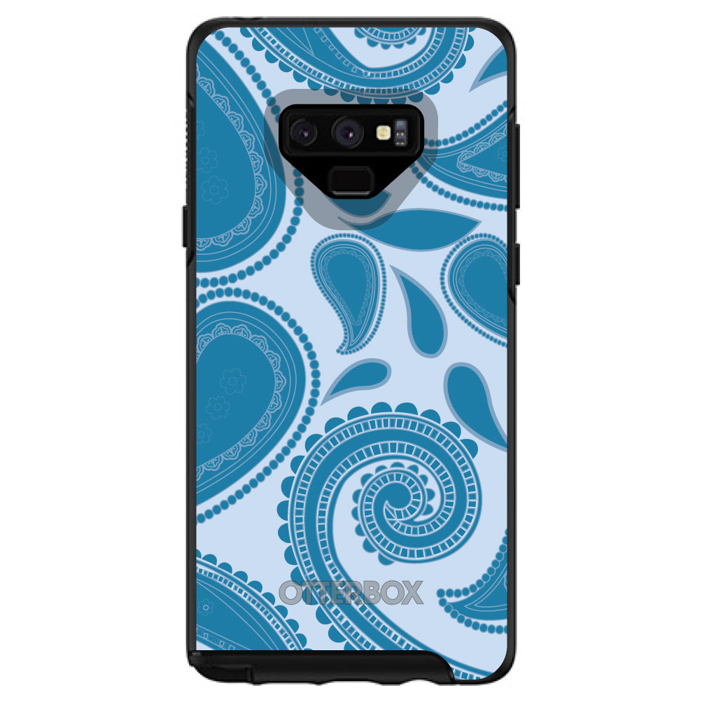Big Blue Paisley OtterBox Symmetry Case for iPhone & Galaxy, view 13