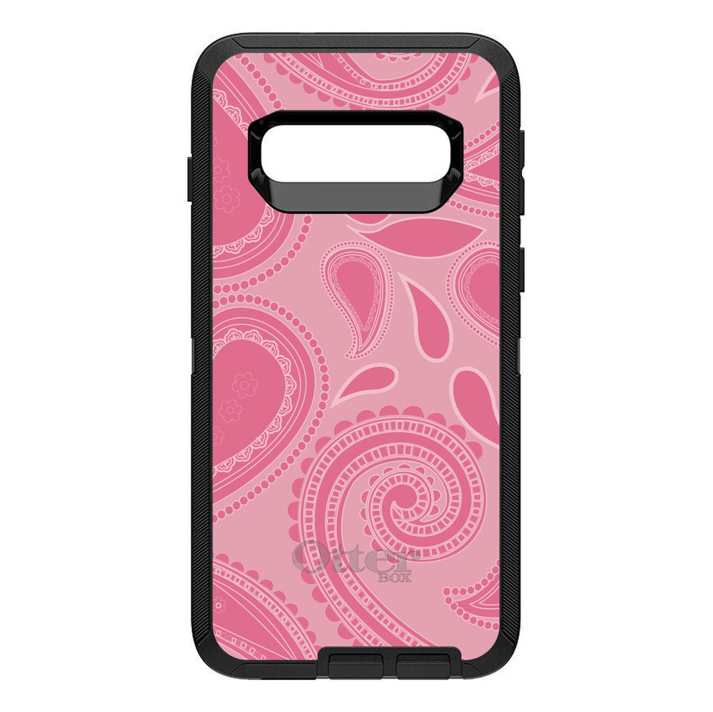 Big Pink Paisley OtterBox Defender Case for iPhone & Galaxy, view 9