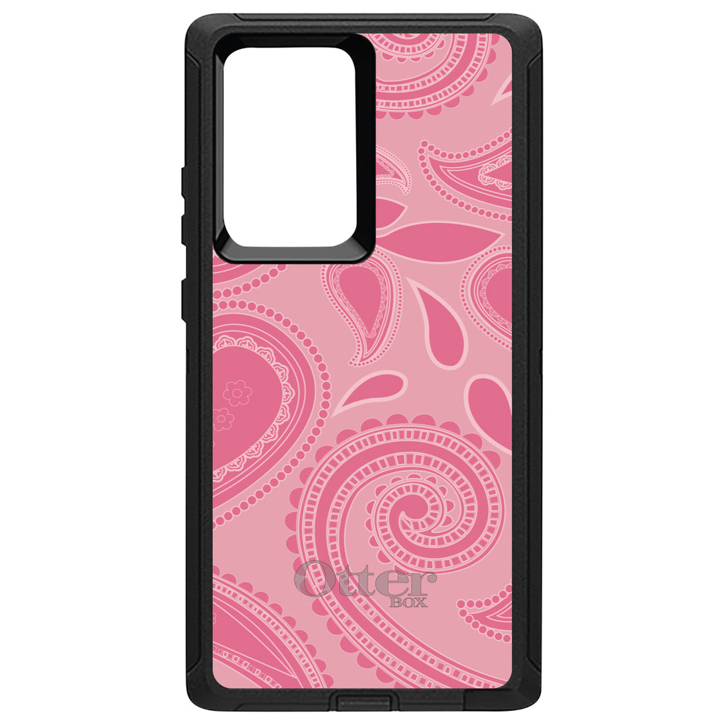 Big Pink Paisley OtterBox Defender Case for iPhone & Galaxy, view 13