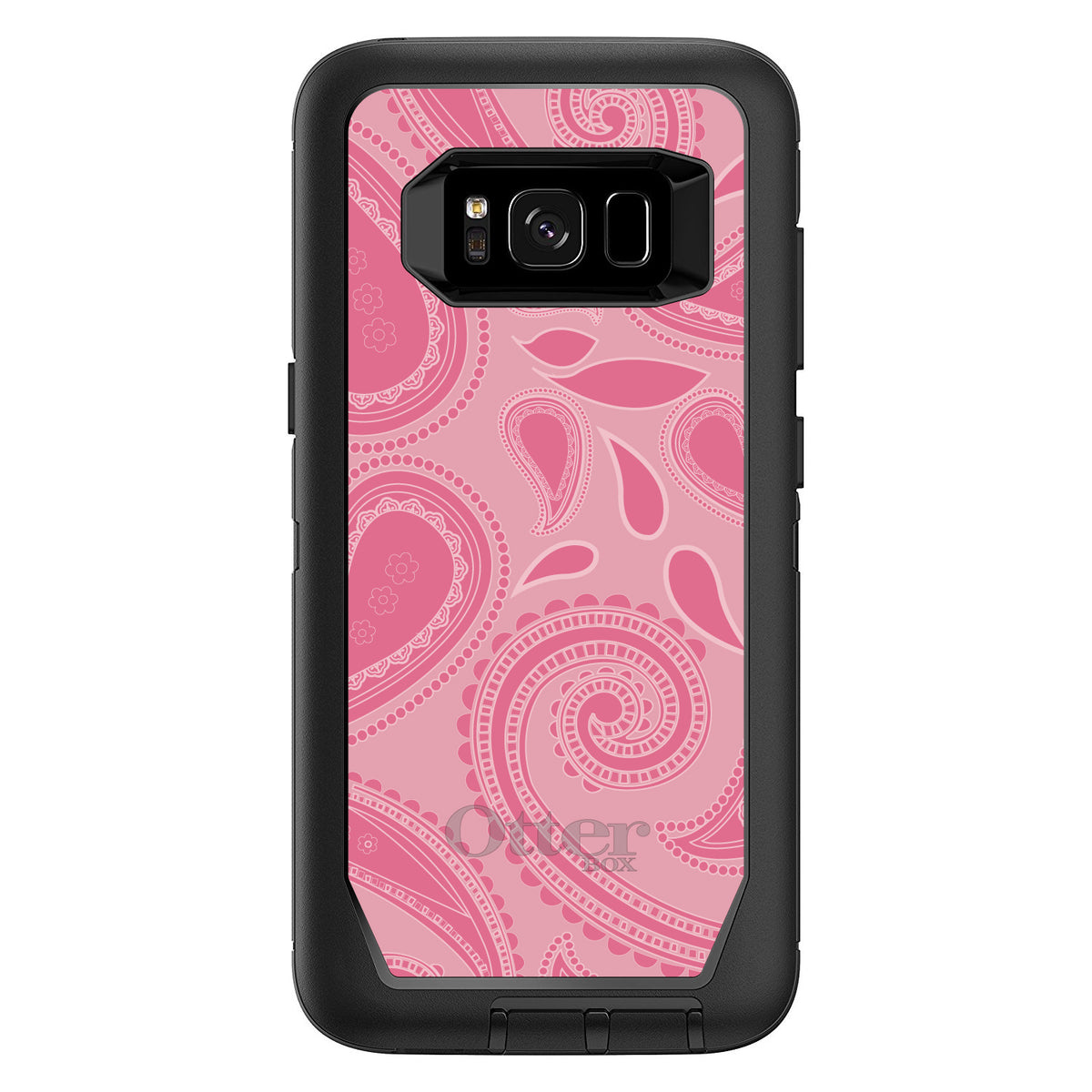 Big Pink Paisley OtterBox Defender Case for iPhone & Galaxy, view 12