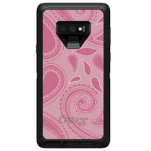 DistinctInk™ OtterBox Defender Series Case for Apple iPhone / Samsung Galaxy / Google Pixel - Big Pink Paisley