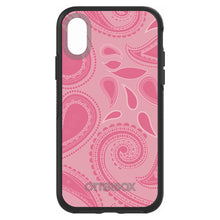 DistinctInk™ OtterBox Symmetry Series Case for Apple iPhone / Samsung Galaxy / Google Pixel - Big Pink Paisley