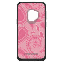 DistinctInk™ OtterBox Symmetry Series Case for Apple iPhone / Samsung Galaxy / Google Pixel - Big Pink Paisley