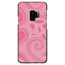 DistinctInk® Hard Plastic Snap-On Case for Apple iPhone or Samsung Galaxy - Big Pink Paisley