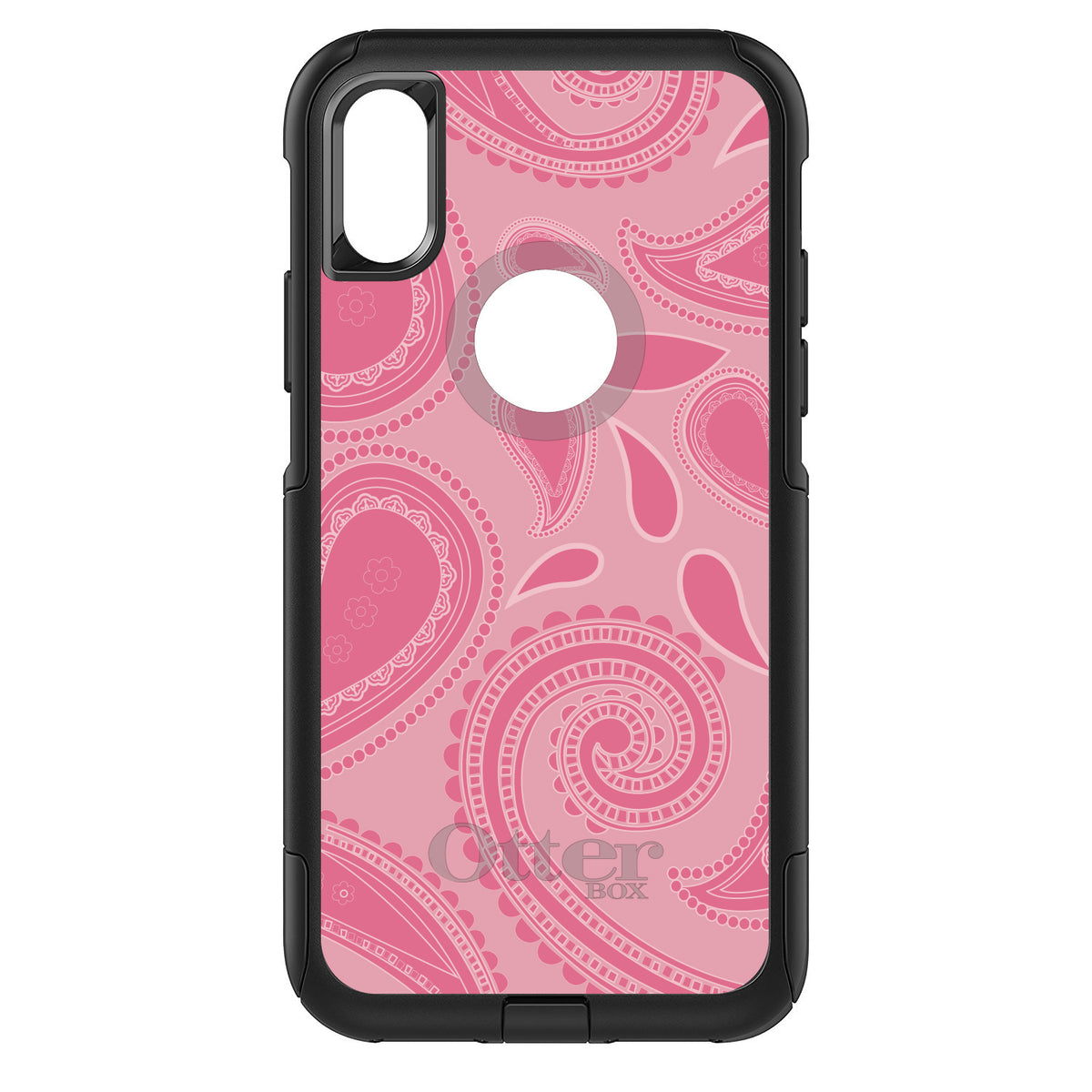 Big Pink Paisley OtterBox Commuter Case for iPhone & Galaxy, view 3