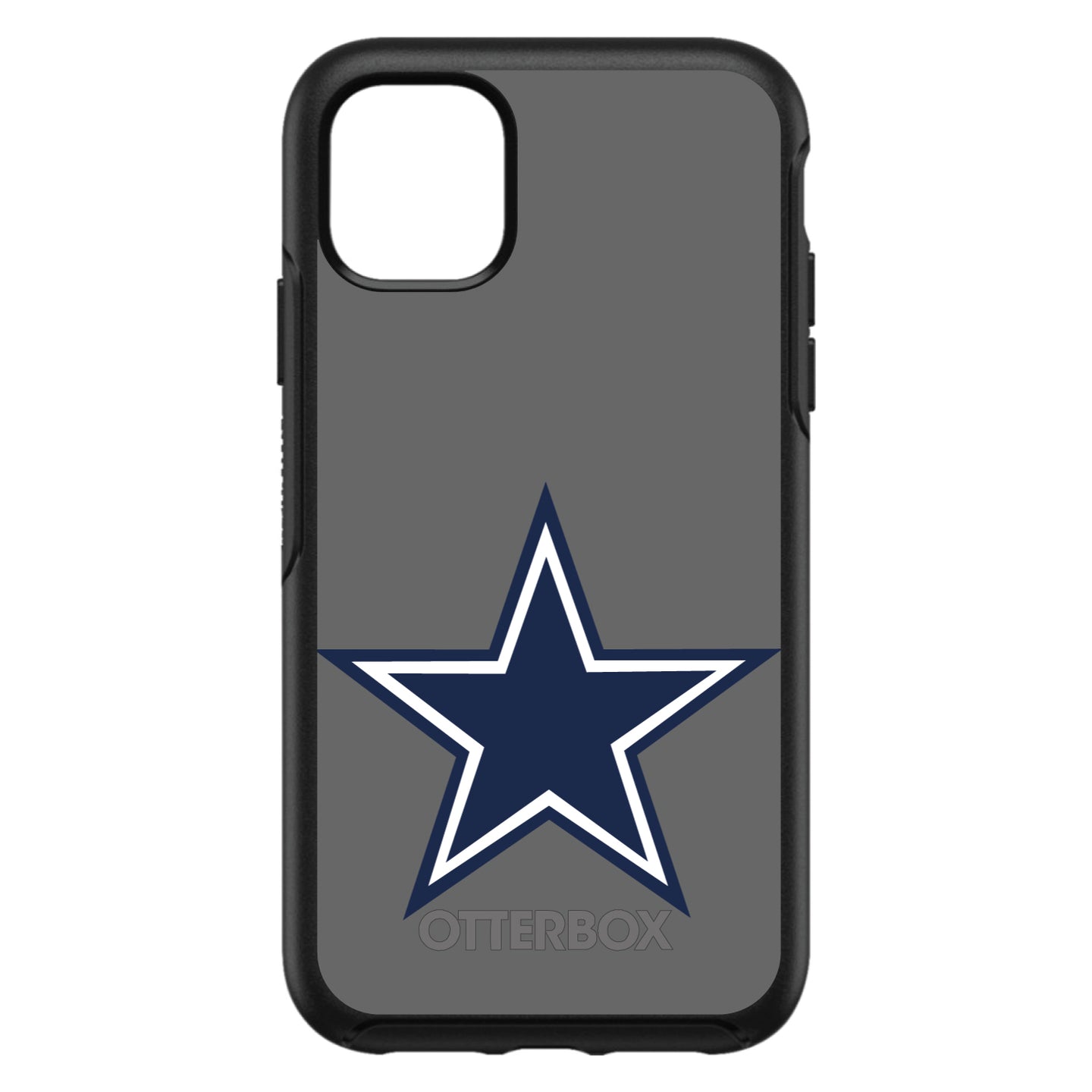 DistinctInk™ OtterBox Symmetry Series Case for Apple iPhone / Samsung Galaxy / Google Pixel - Dallas Star Grey Navy