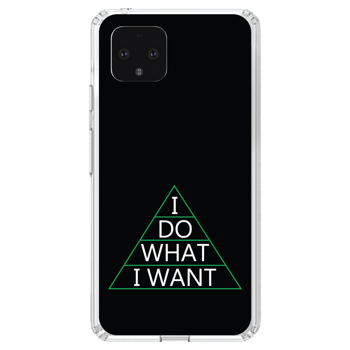 I Do What I Want Clear Shockproof iPhone Case, view 24