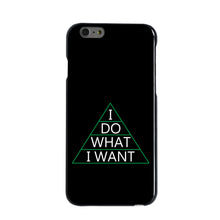 DistinctInk® Hard Plastic Snap-On Case for Apple iPhone or Samsung Galaxy - I Do What I Want