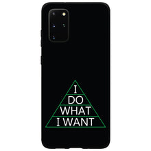 DistinctInk® Hard Plastic Snap-On Case for Apple iPhone or Samsung Galaxy - I Do What I Want