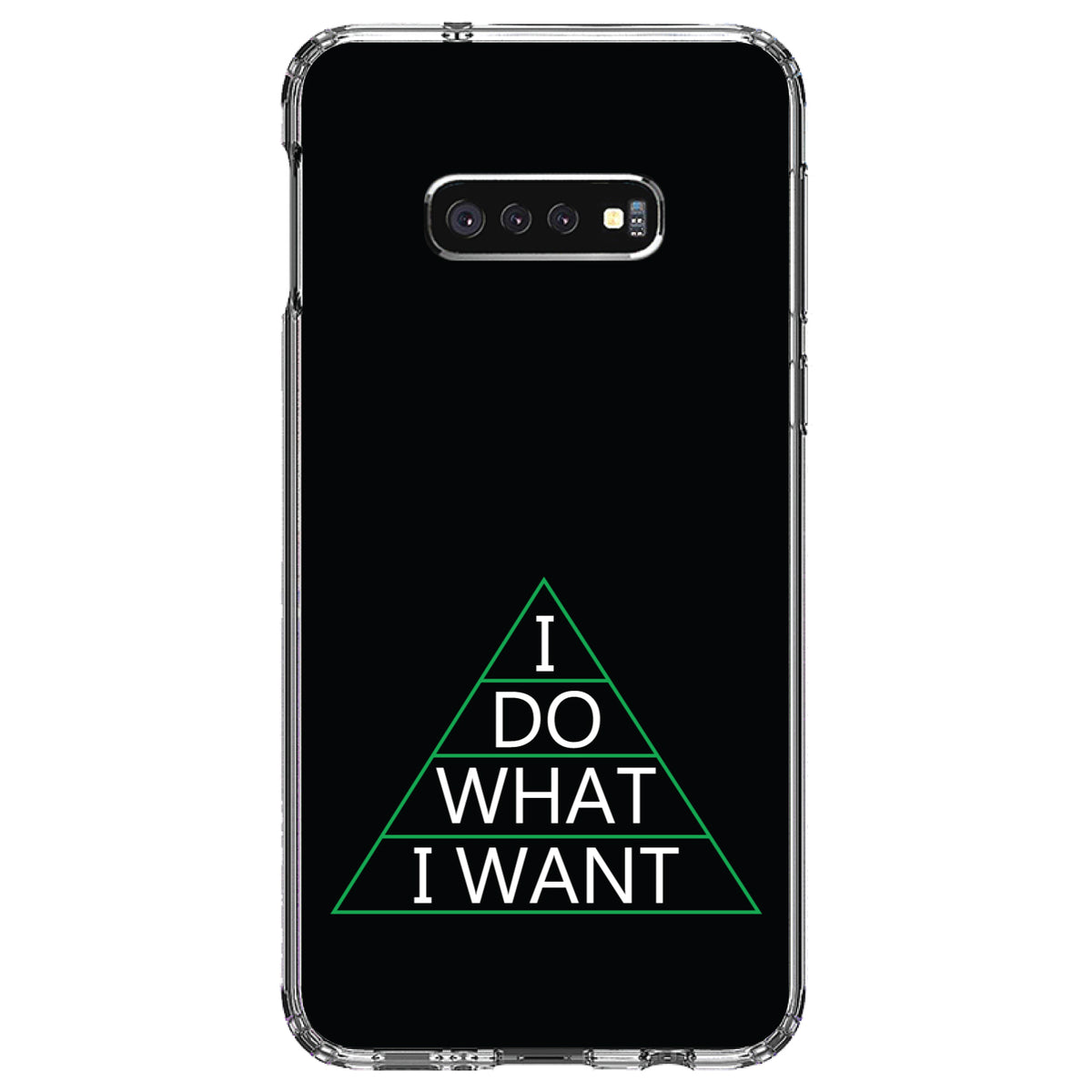 I Do What I Want Clear Shockproof iPhone Case, view 18