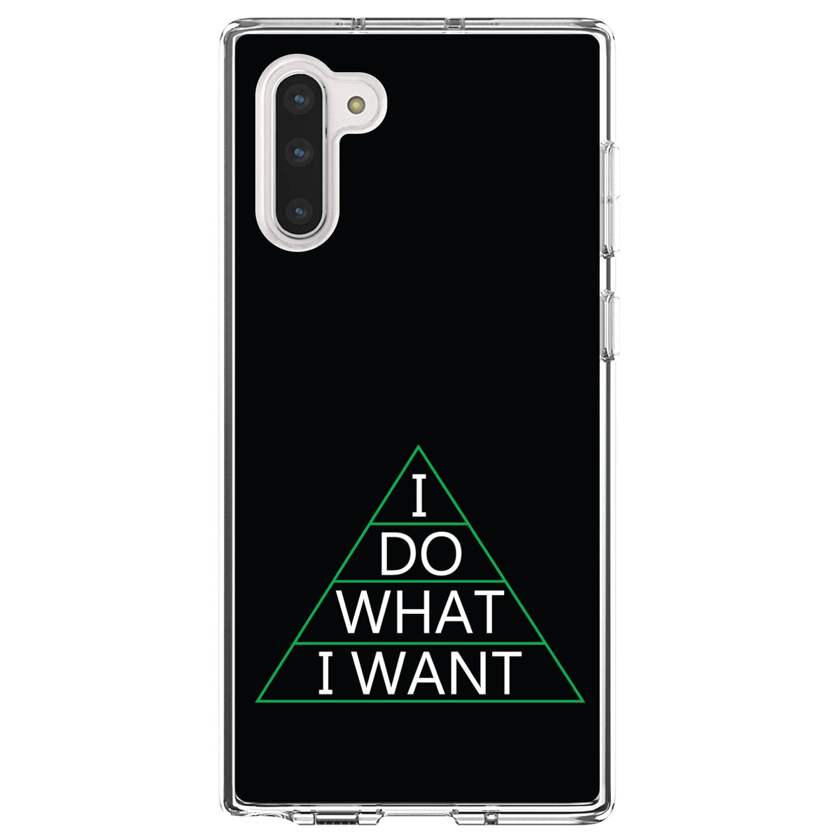 I Do What I Want Clear Shockproof iPhone Case, view 9